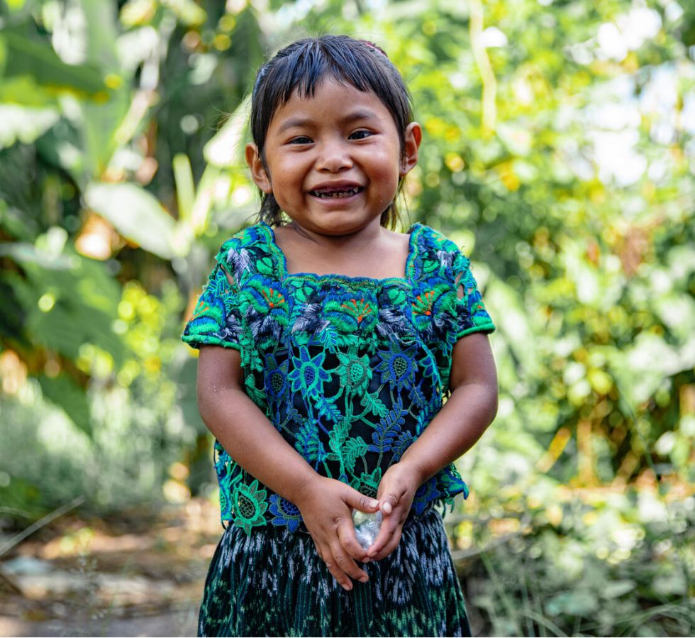 Niña sonriendo