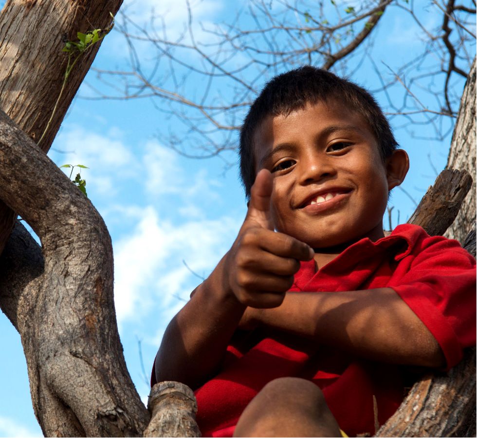 Niño sonriendo